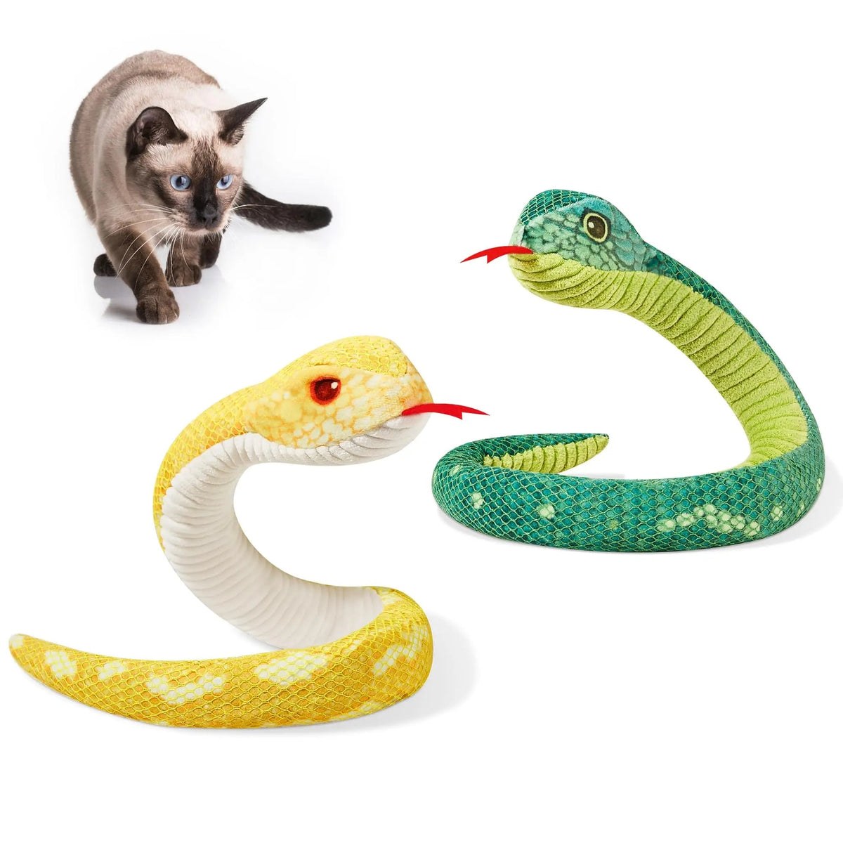 Catnip Silvervine Snake Toy