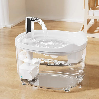 Triple-Filter Pet Water Fountain