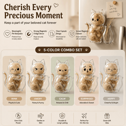 Transparent Pet Fur Keepsake