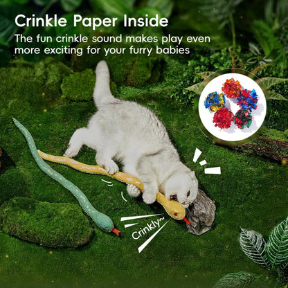 Catnip Silvervine Snake Toy