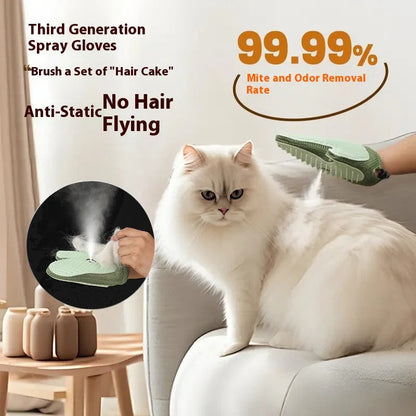 Yopoll 4-in-One Steam Grooming Mist Glove