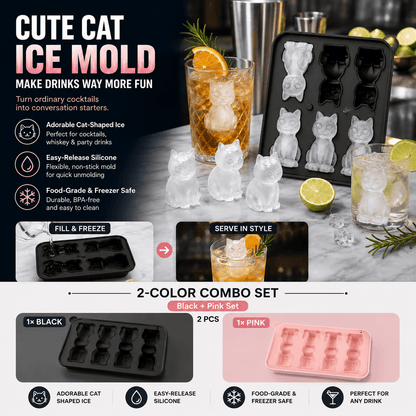 Easy-Fill Silicone Cat Mold