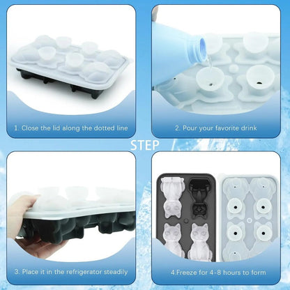 Easy-Fill Silicone Cat Mold