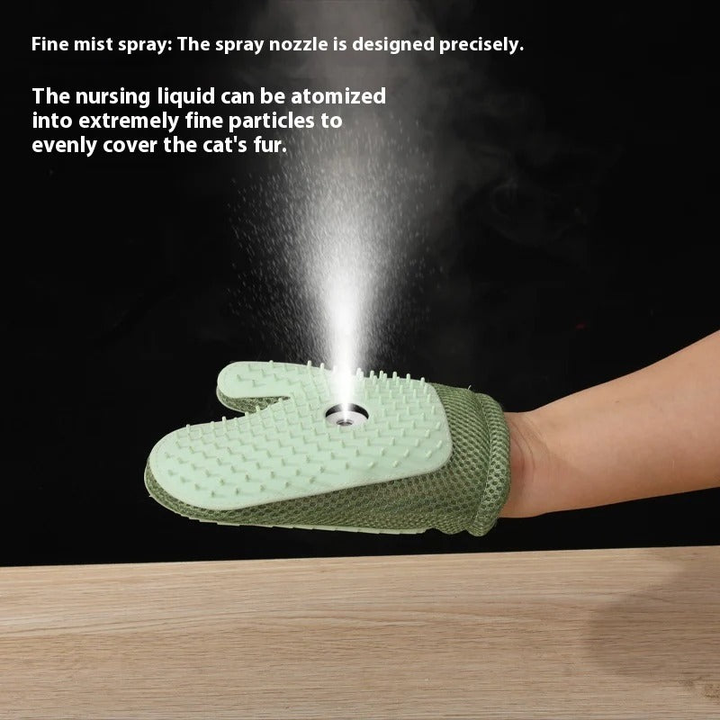 Yopoll 4-in-One Steam Grooming Mist Glove