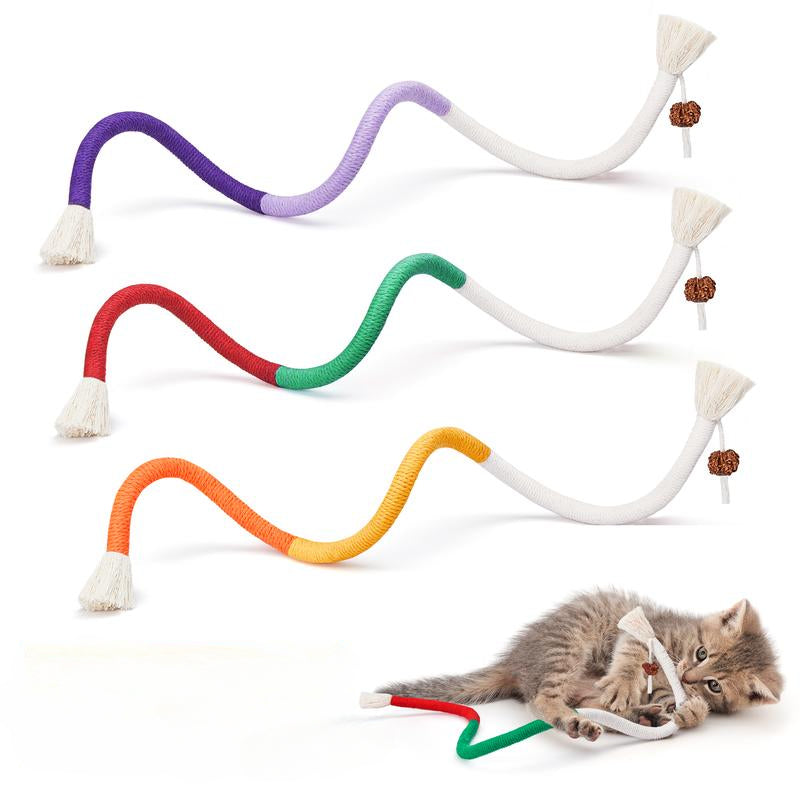 Organic Cotton Chew Rope Toys for Cats