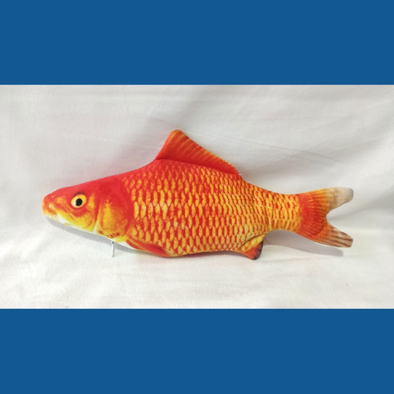Realistic Fish Plush Toys for Cats
