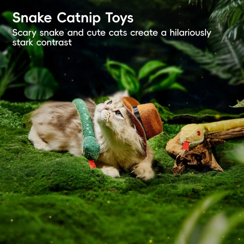 Catnip Silvervine Snake Toy