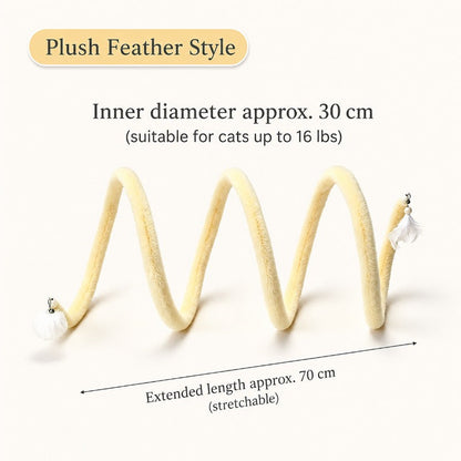 Foldable Spiral Cat Toy
