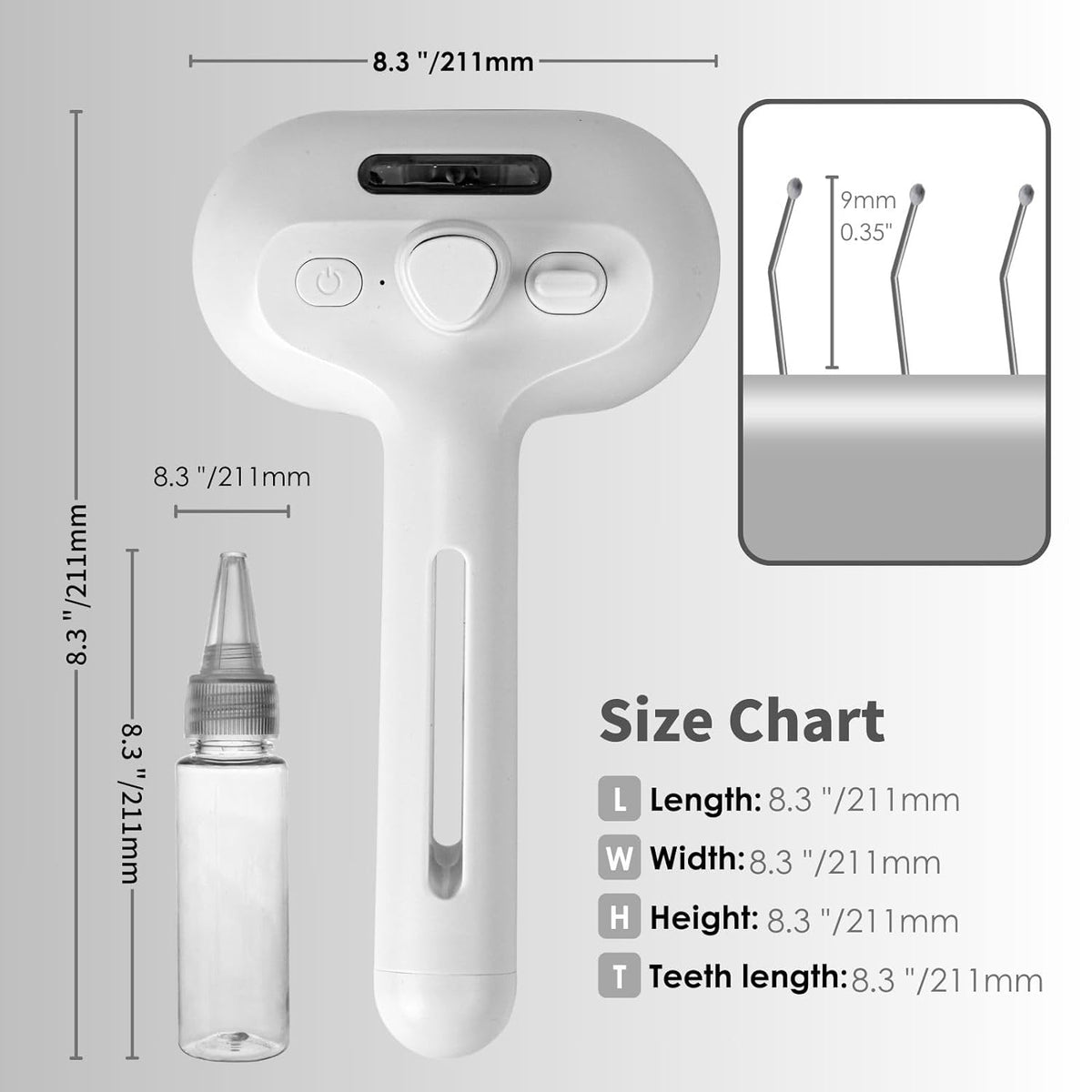 Mist Massage Brush sheddyMist PuffGroom Cat Brush