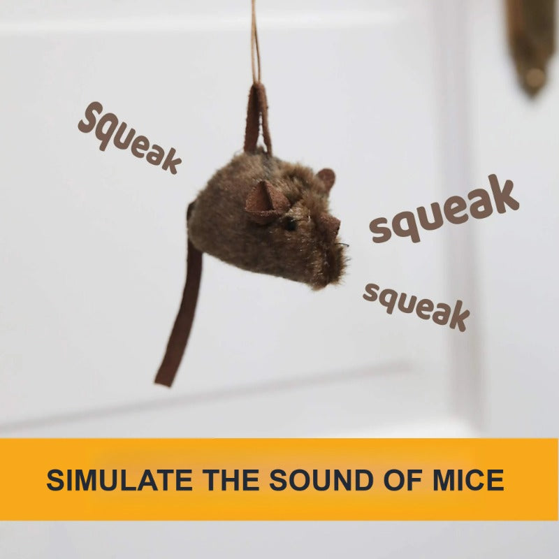 Realistic Mouse Cat Toy Set 2 Pieces