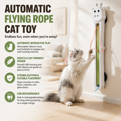 Wall Mounted Automatic Cat Toy