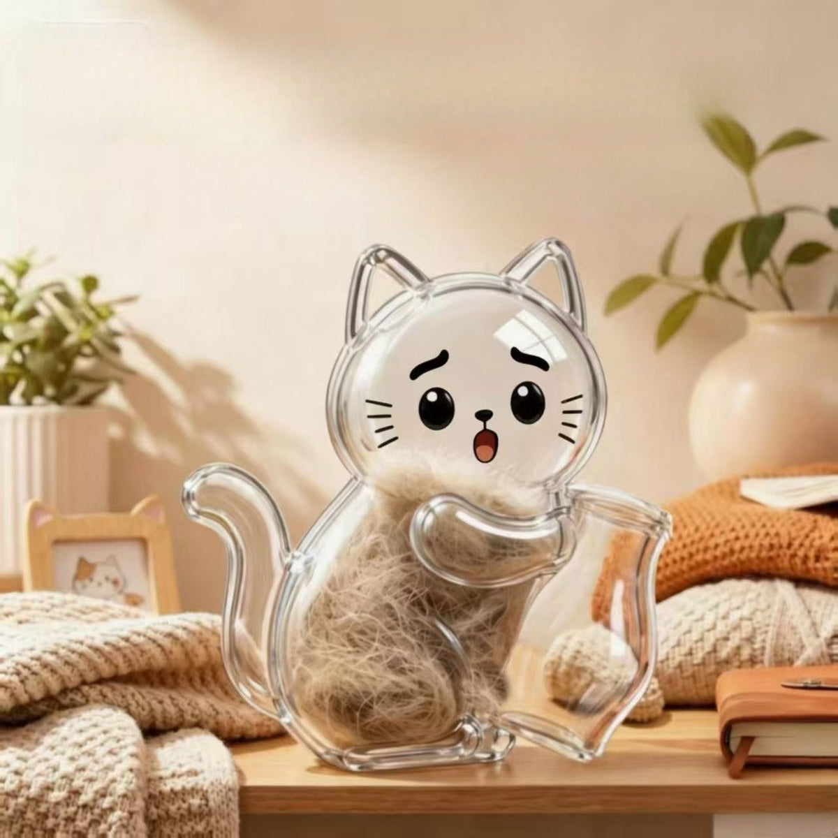 Transparent Pet Fur Keepsake
