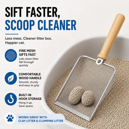 Stainless Steel Mesh Scoop