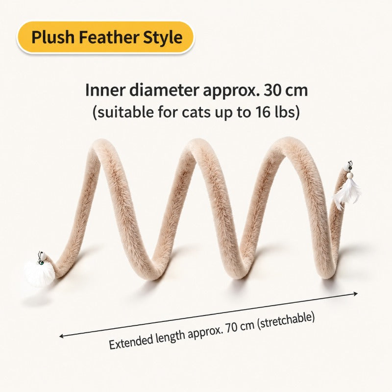 Foldable Spiral Cat Toy