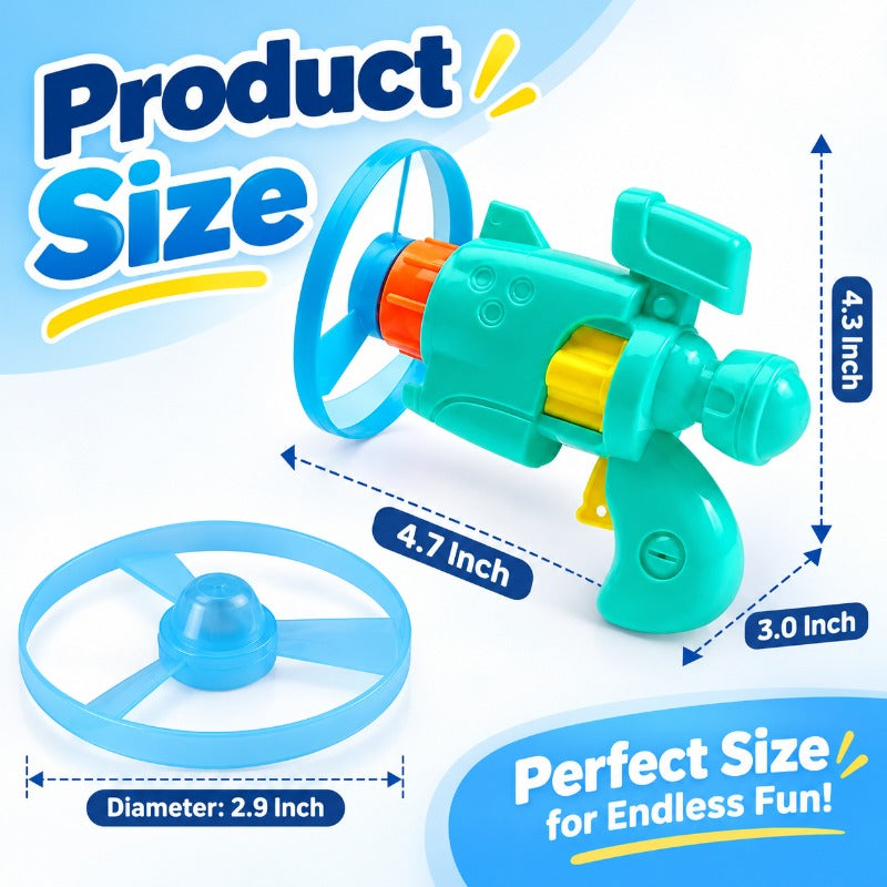Light-Up Flying Disc Cat Launcher Set