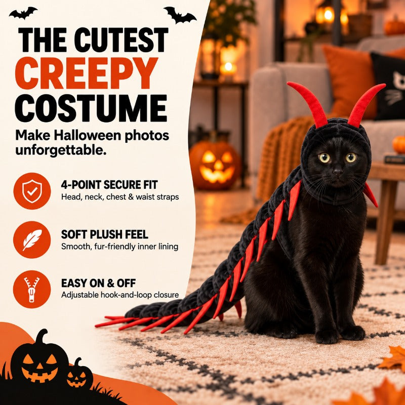 Giant Centipede Cat Costume