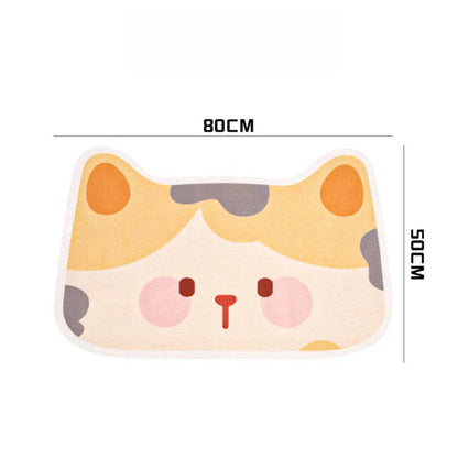 Self-Adhesive Cartoon Cat Scratcher Mat – Cute, Claw-Friendly Home Protection