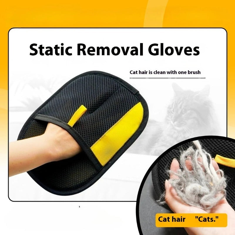 Woyuosn Double-sided Pet Grooming Gloves