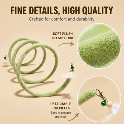 Foldable Spiral Cat Toy