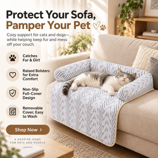 Anti-Slip Sofa Pet  Couch Bed