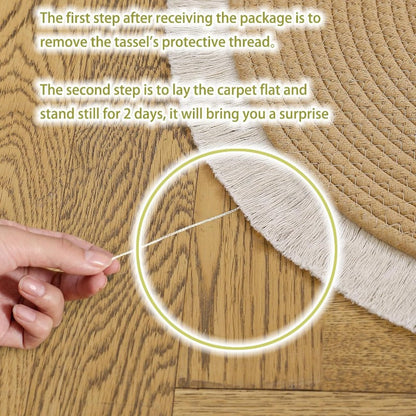 Premium Cotton Rope Area Rug – Soft, Durable, and Stylish Home Accent