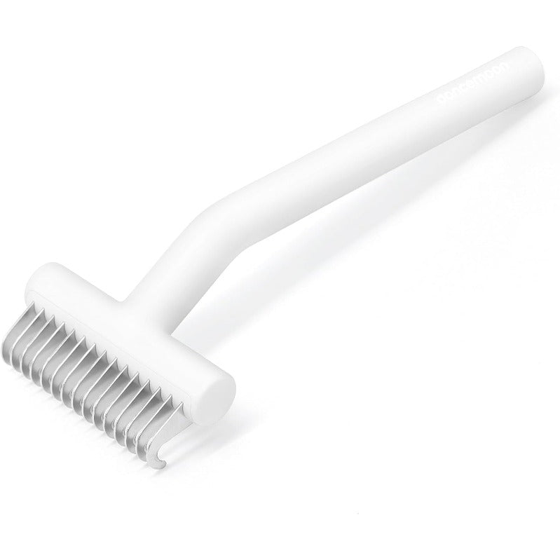 Pet Shedding & Grooming Brush with Skin-Safe Blades