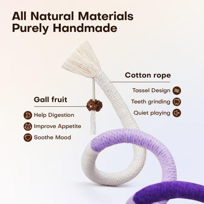 Organic Cotton Chew Rope Toys for Cats