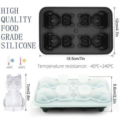 Easy-Fill Silicone Cat Mold